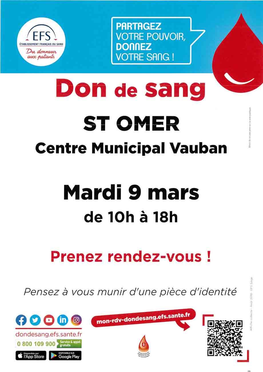 Affiche don du sang 2