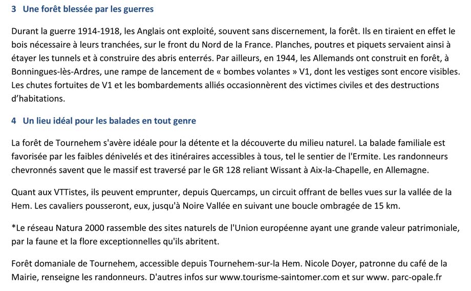 Article la voix du nordtournehem 2