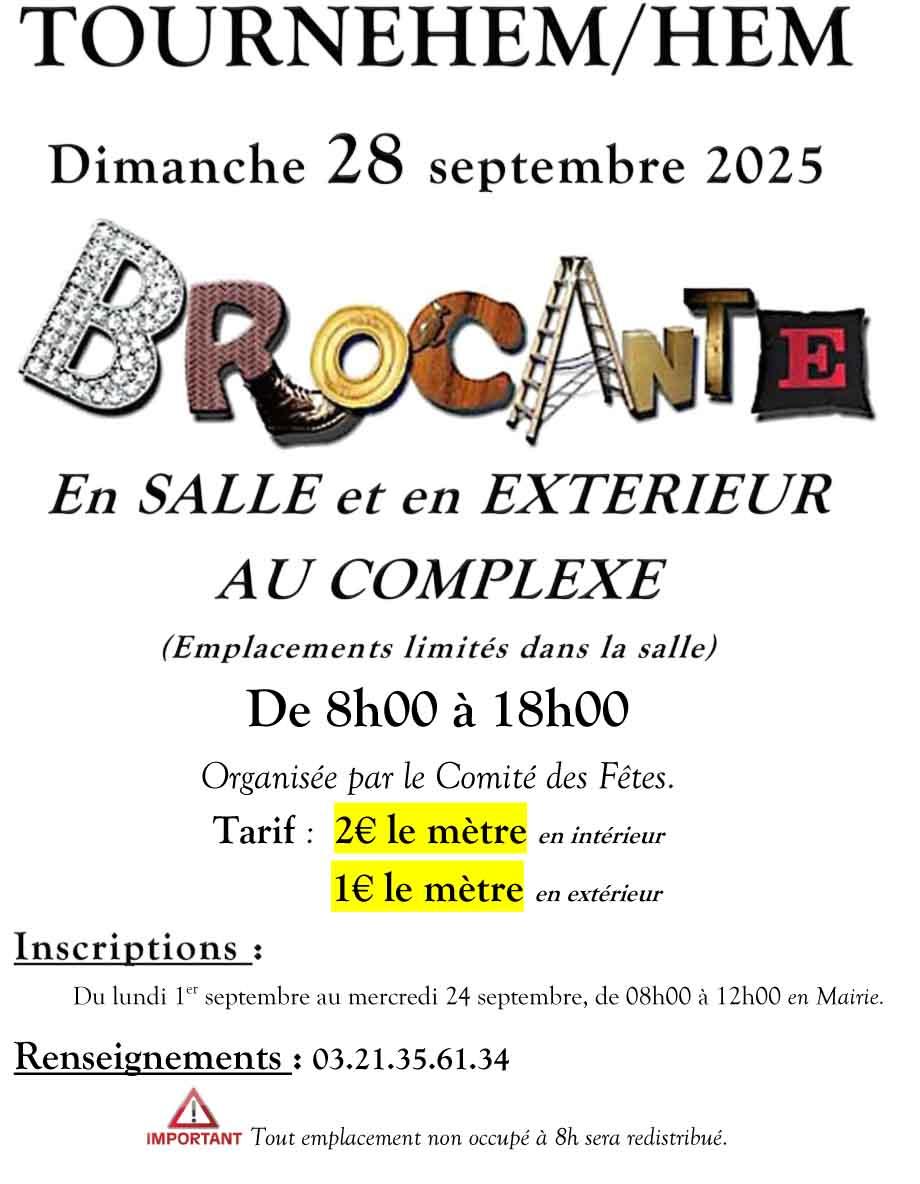 Brocante septembre 2025 1