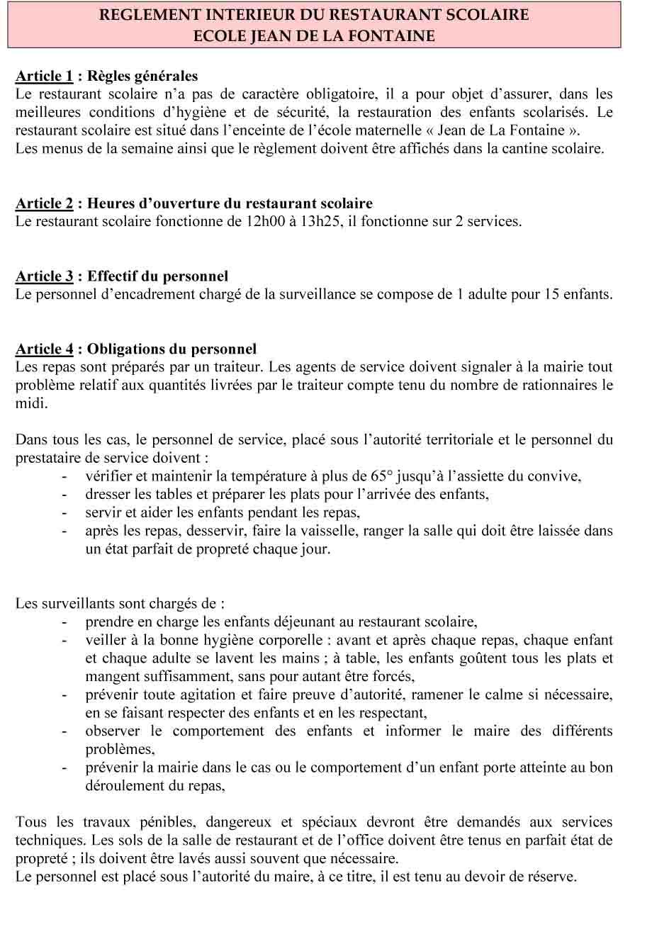 Reglement cantine perischool 1