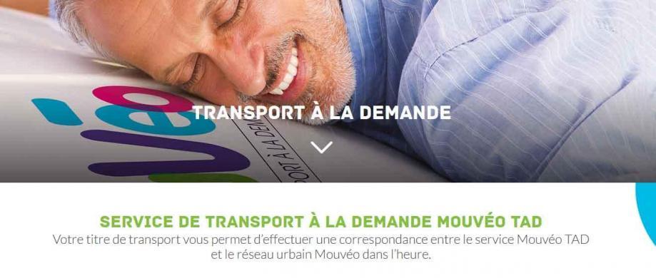 Service de transports a la demande